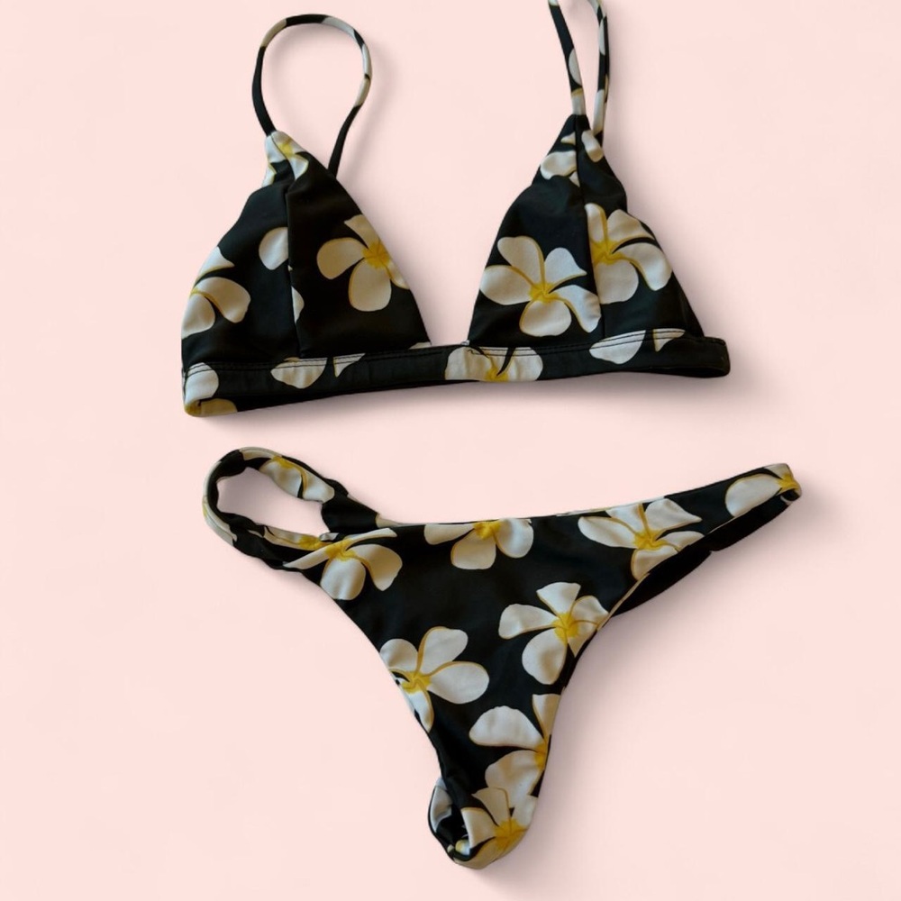 Benoa Swim Plumeria Bikini Set